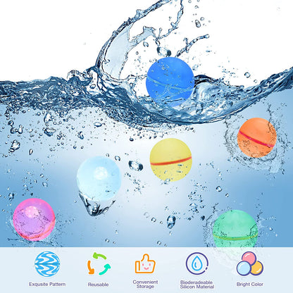 Reusable water balloons colours