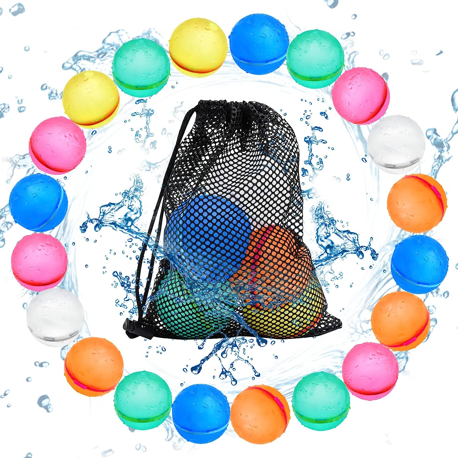 Nuvora Reusable Water Balloons 12 pack