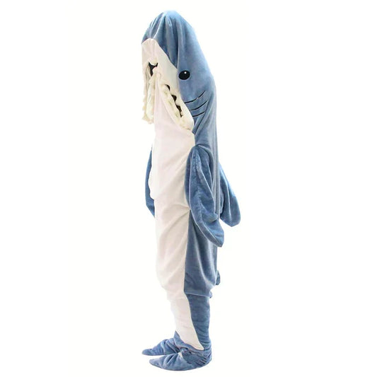 Shark Snuggly onesie front
