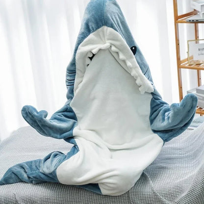 Shark Snuggly onesie blue