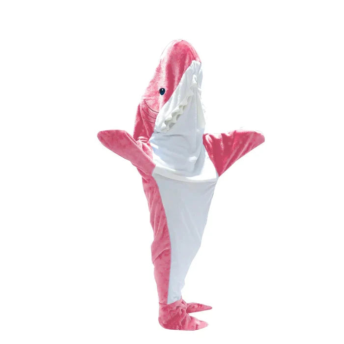 Shark Snuggly onesie hood detail